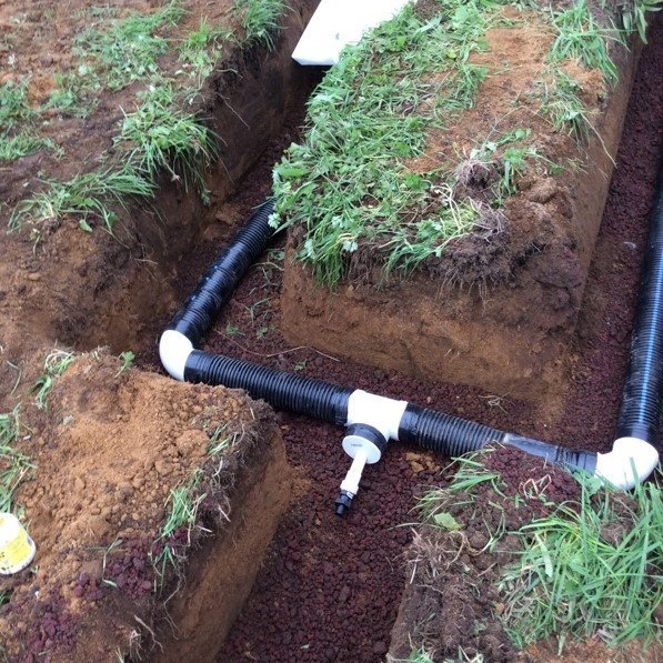 pipes in ditches
